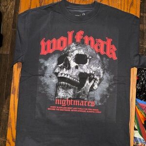 WOLFpak Black Skull Graphic Tee